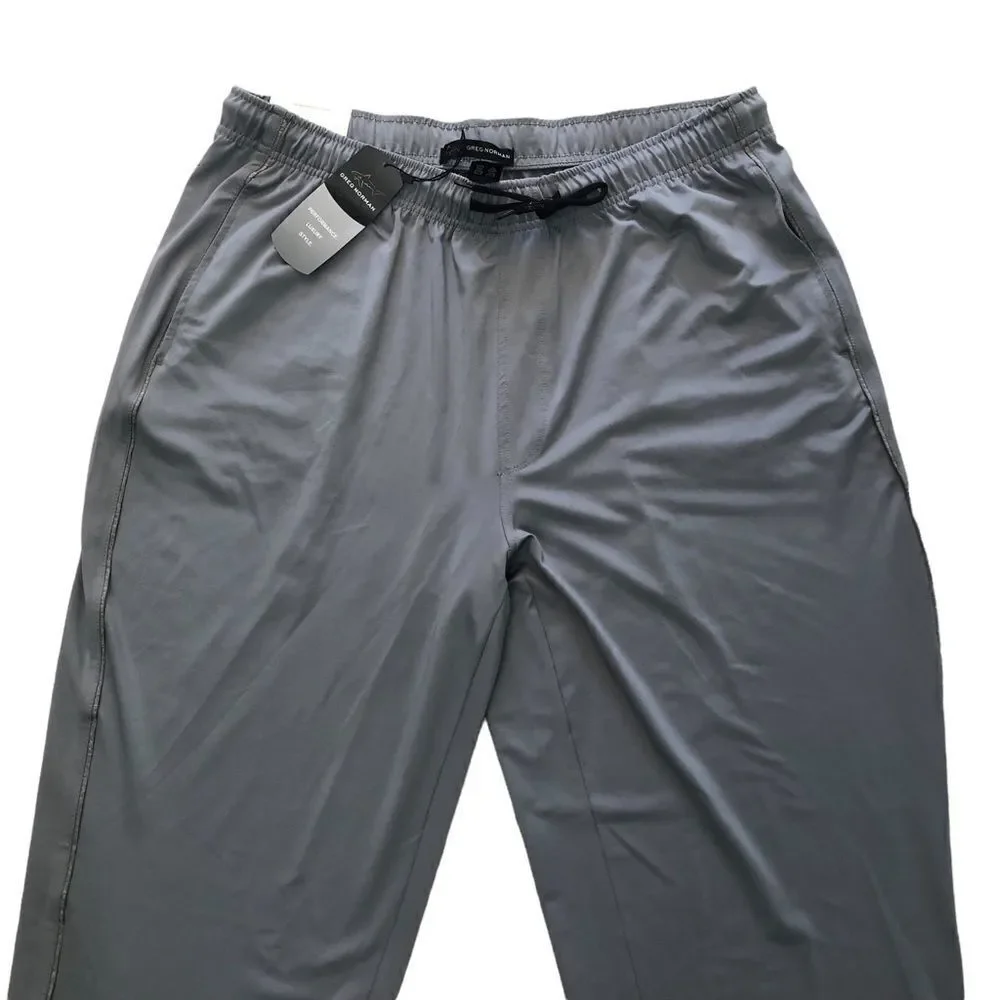 NEW Greg Norman Performance Luxury Style Elastic Waistband Pockets Pull On XL